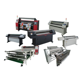 Chinese sublimation, eco solvent, and dtf wide format printers. Including heat rollers, chillers, plasma cutters, laser cutters, and fiber engravers.